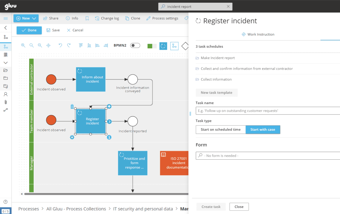 Opgaver i incident management-processen