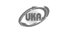 UKA's logo, en Gluu-kunde