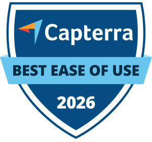 Capterra Best Ease of Use 2026 Badge