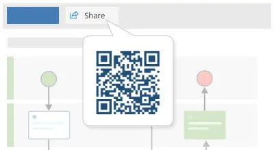 QR-Code teilen